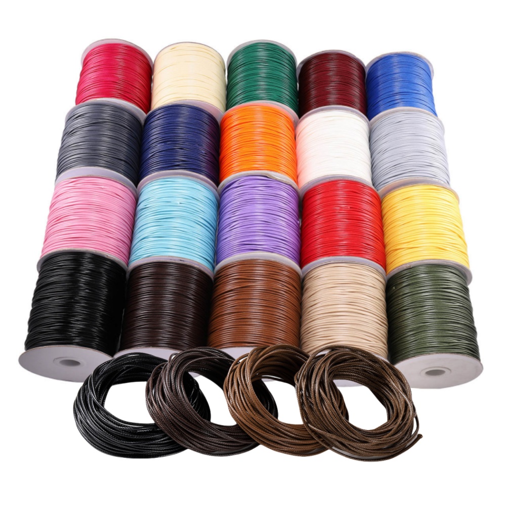Leatherwork Diy - 10 m/lote 0.5-2.5mm linha de couro