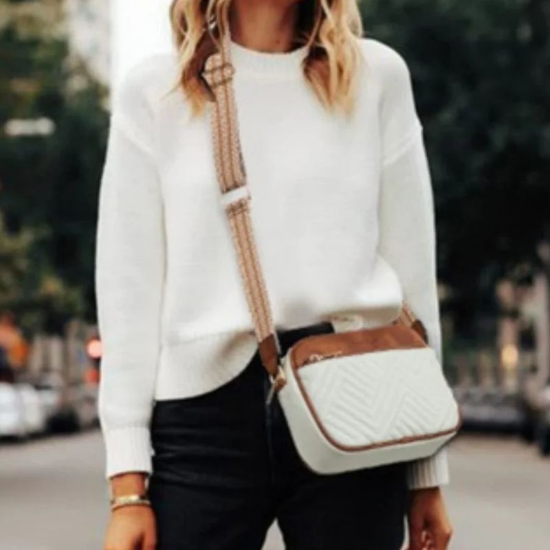 Leatherwork Products - Bolsa crossbody acolchoada feminina, organizador de