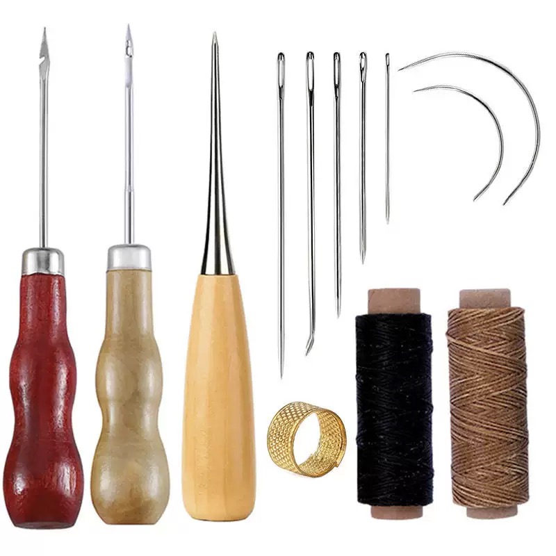 Leatherwork Thread - 13 pçs conjunto de costura de