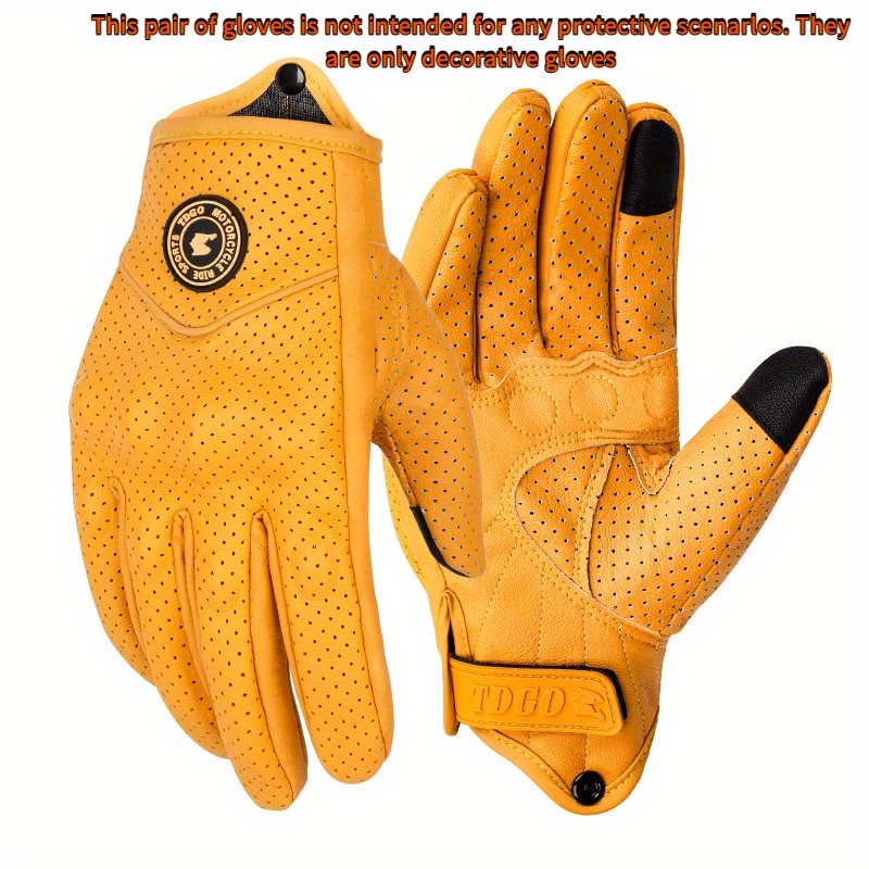 Leather Work Winter Gloves - Luvas de Motocicleta à Prova de