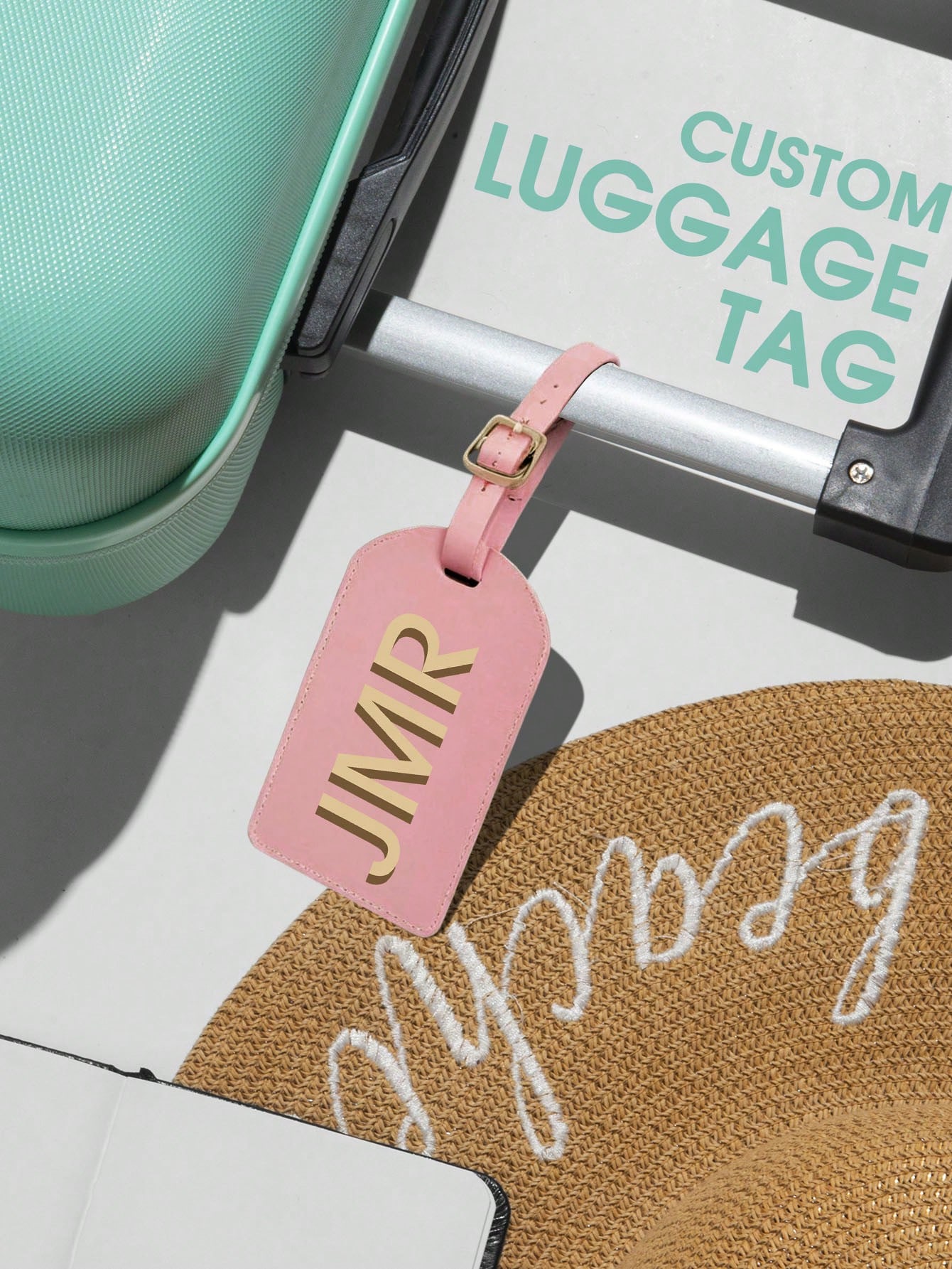 Etiqueta de Bagagem Personaliz - Leatherwork Letters avaliação e preço