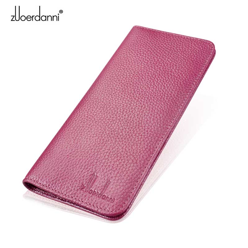 Carteira feminina ultrafina, c - Leather Work Folder avaliação e preço