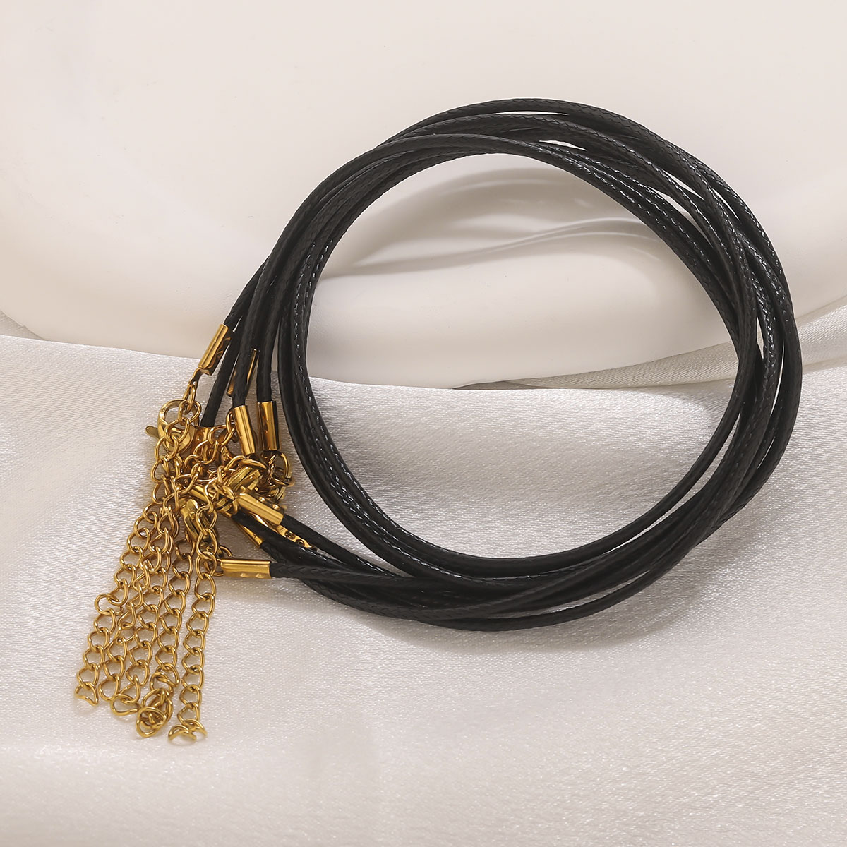 5 pçs cordão de couro colar co - Leatherwork Diy avaliação e preço