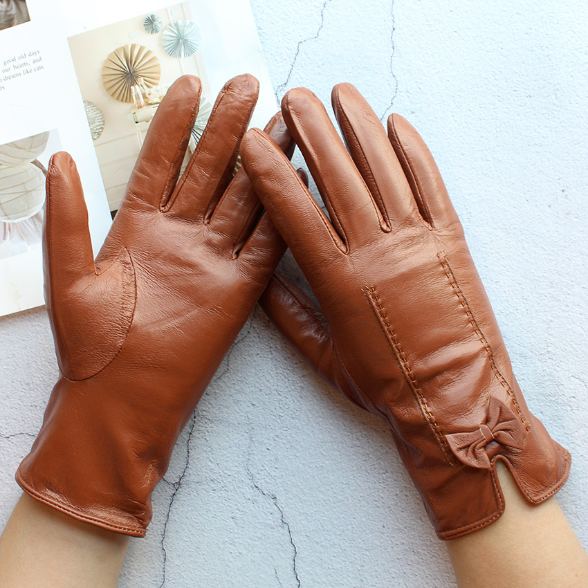 Inverno quente colorido luvas  - Leather Work Winter Gloves avaliação e preço