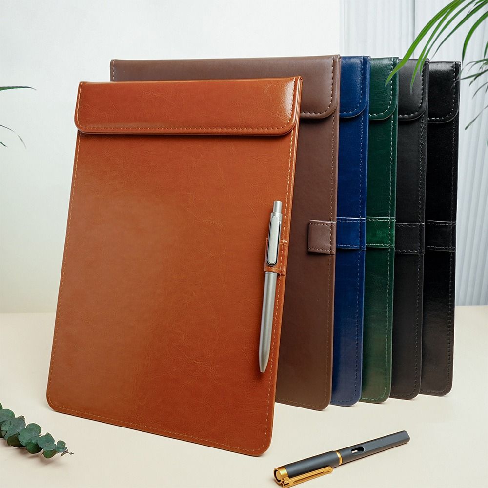 Prancheta Portátil de Couro PU - Leather Work Folder avaliação e preço