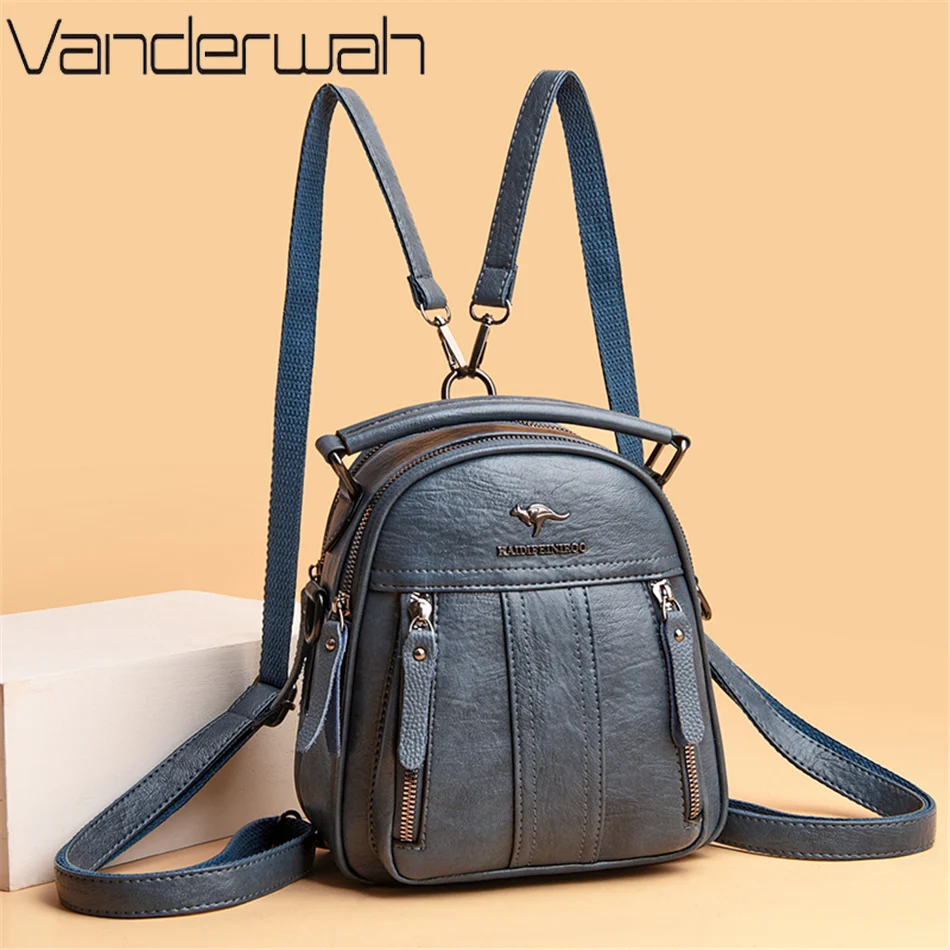 4 em 1 mochilas de couro multi - Leatherwork Letters avaliação e preço