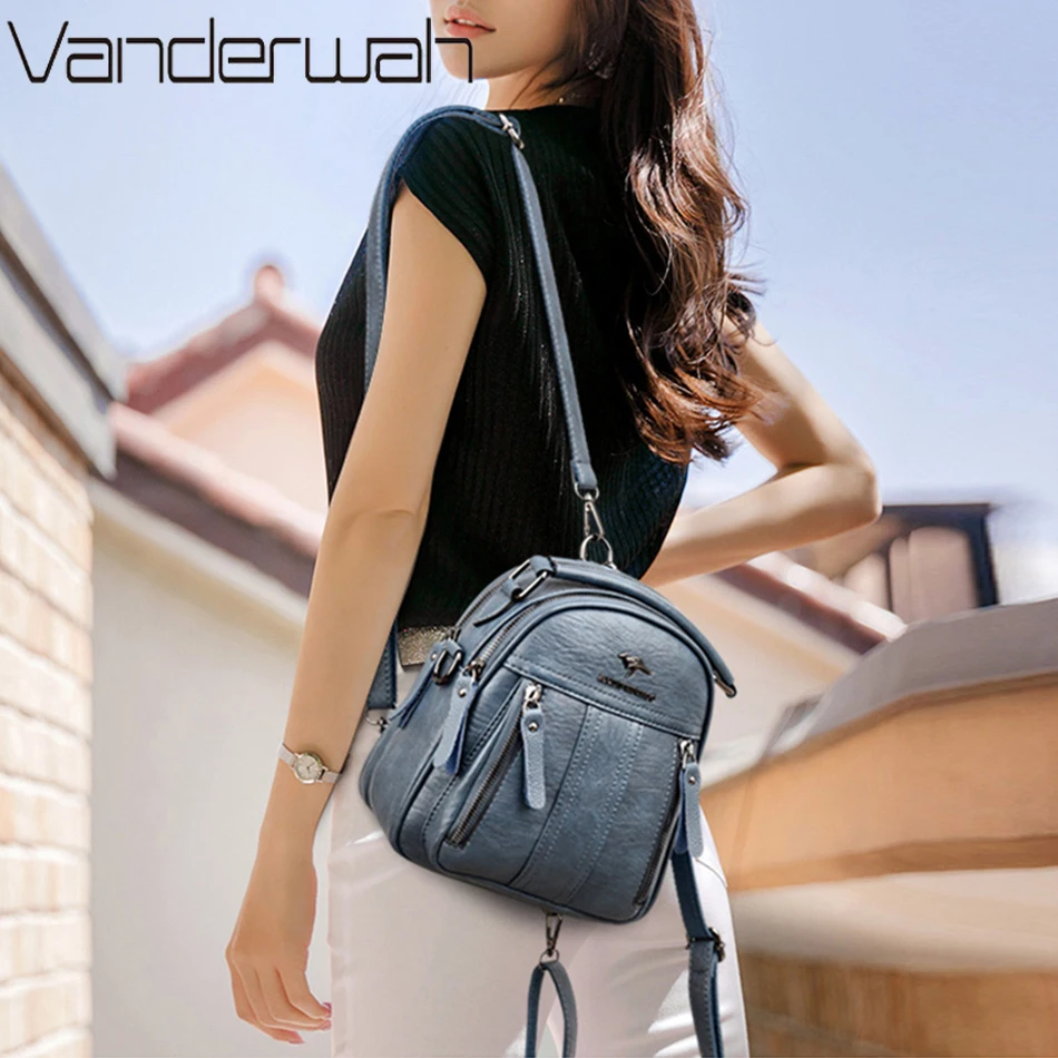 4 em 1 mochilas de couro multi - Leatherwork Letters avaliação e preço