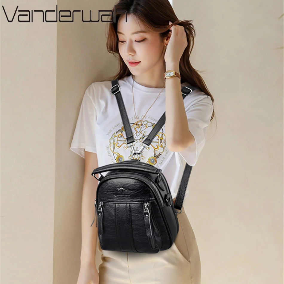 4 em 1 mochilas de couro multi - Leatherwork Letters avaliação e preço