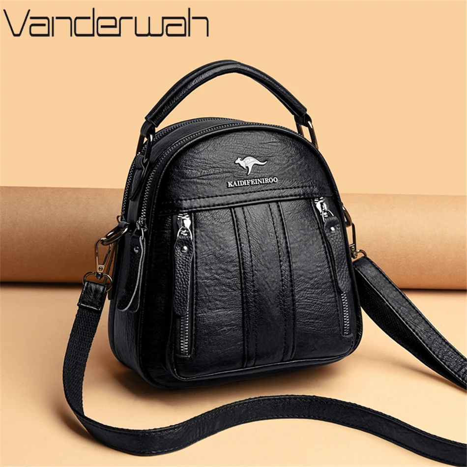 4 em 1 mochilas de couro multi - Leatherwork Letters avaliação e preço