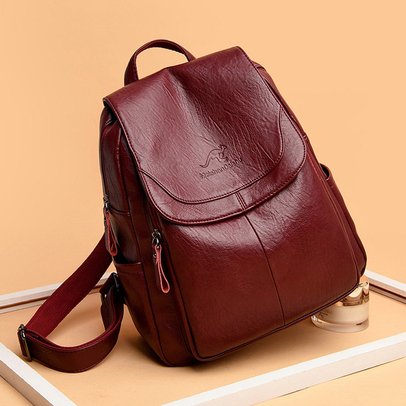 9 cores mulheres mochilas de c - Leatherwork Letters avaliação e preço