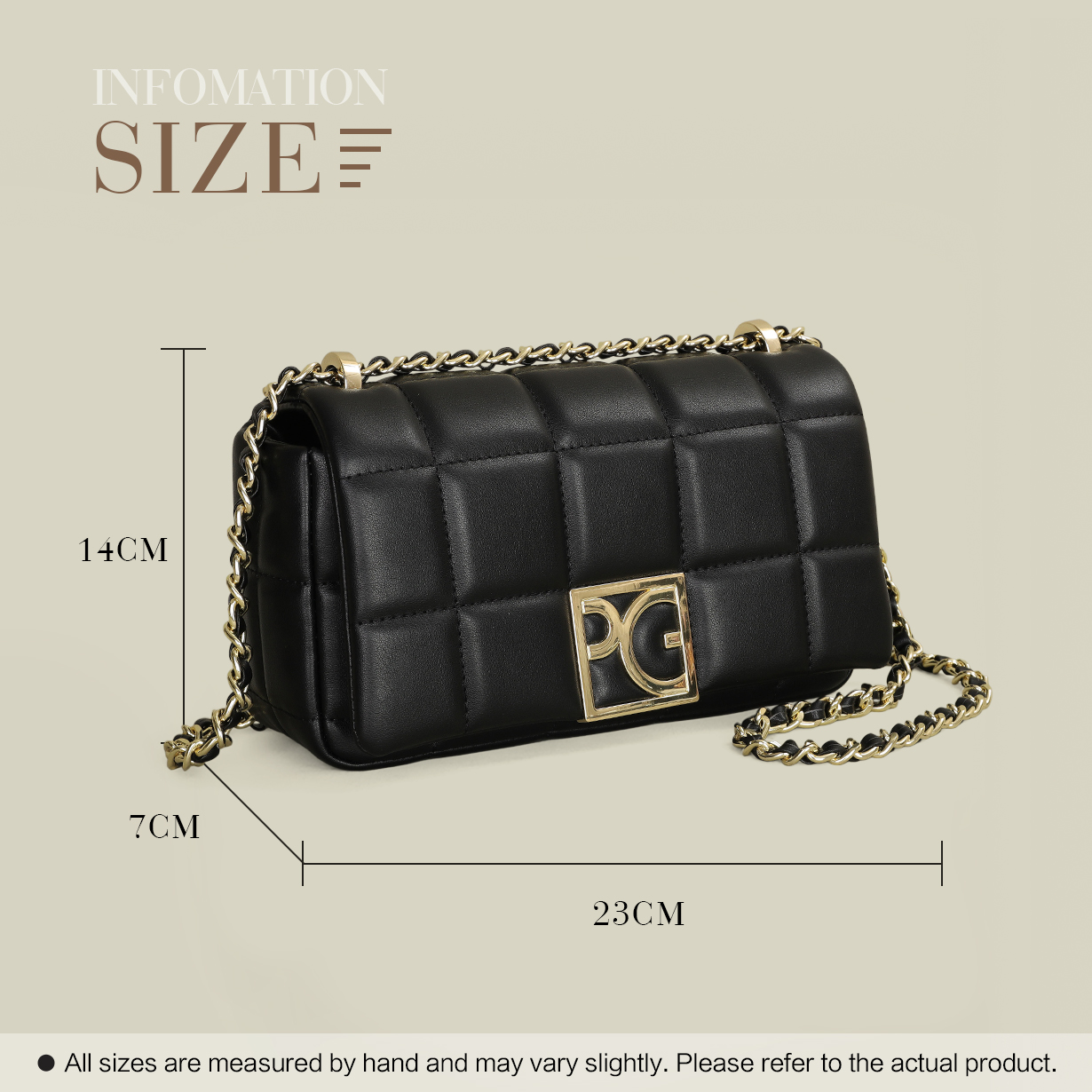 Bolsa Feminina PG PATSY GARIS, - Leatherwork Letters avaliação e preço