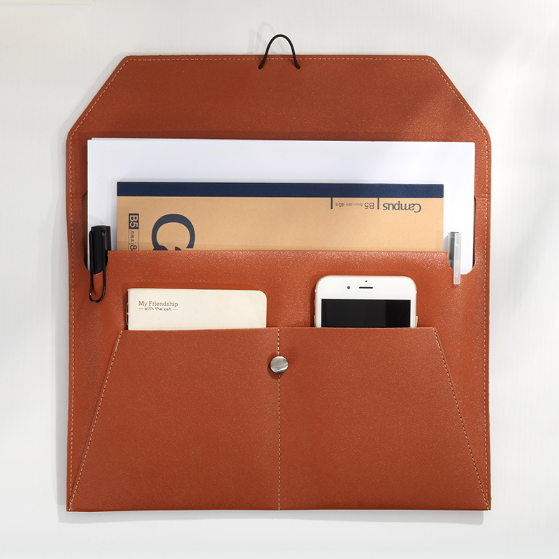 Bolsa de arquivo de couro come - Leather Work Folder avaliação e preço