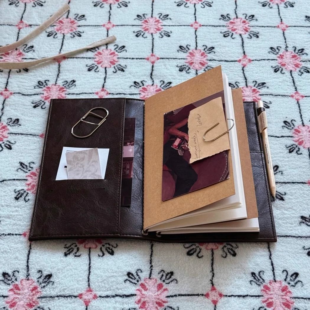 Caderno vintage preto de couro - Leather Work Notebook avaliação e preço