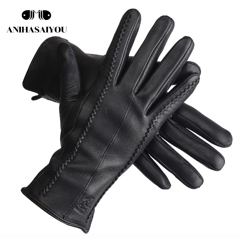 Luvas Femininas de Couro de Ov - Leather Work Winter Gloves avaliação e preço