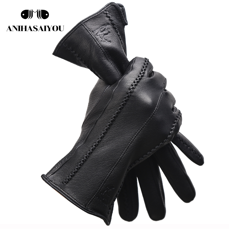 Luvas Femininas de Couro de Ov - Leather Work Winter Gloves avaliação e preço