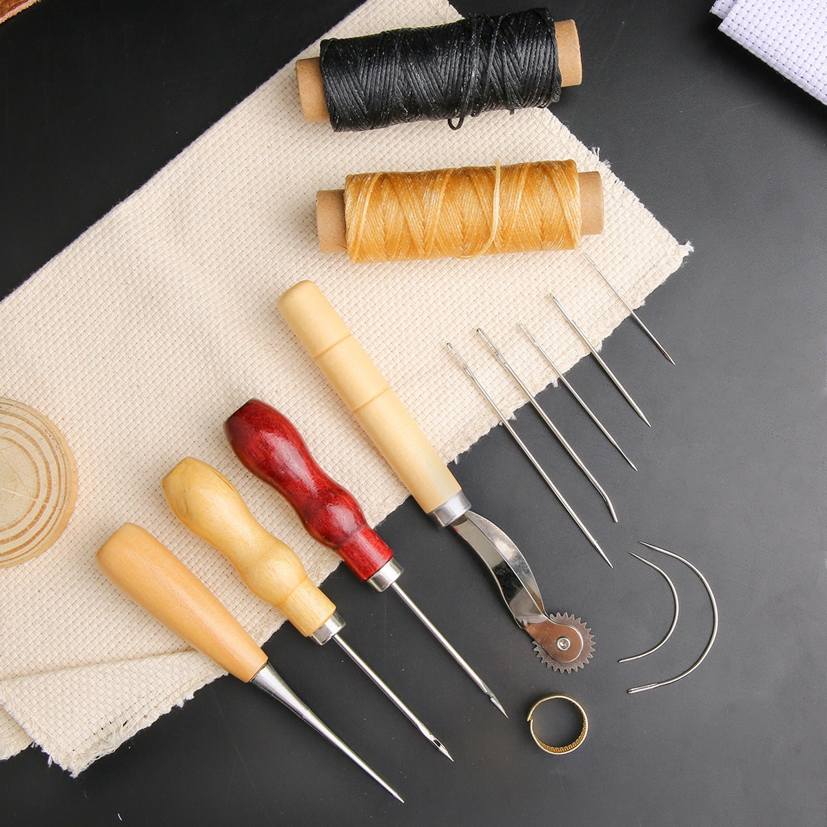 13 pçs conjunto de costura de  - Leatherwork Thread avaliação e preço