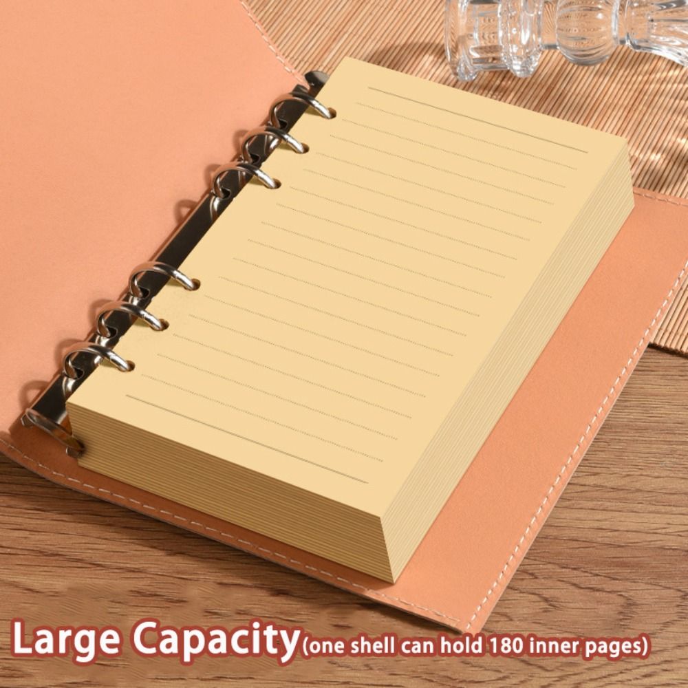 Novo Caderno A5/A6 com Folhas  - Leather Work Notebook avaliação e preço