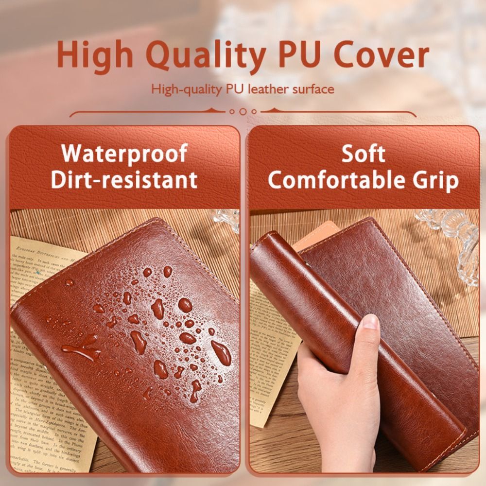 Novo Caderno A5/A6 com Folhas  - Leather Work Notebook avaliação e preço