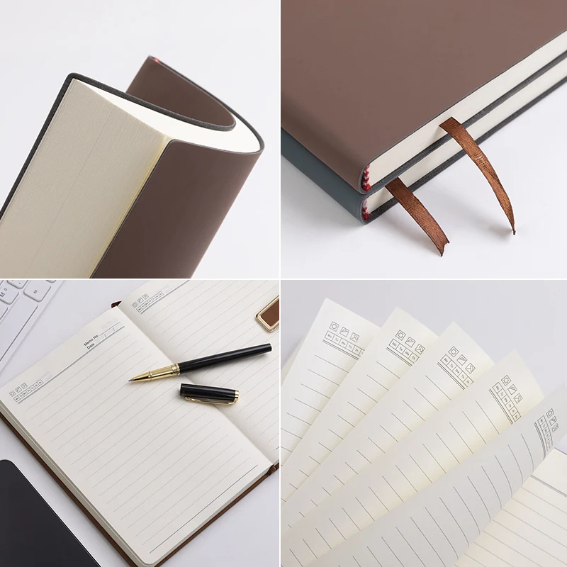 Caderno de Couro Macio A5 com  - Leather Work Notebook avaliação e preço