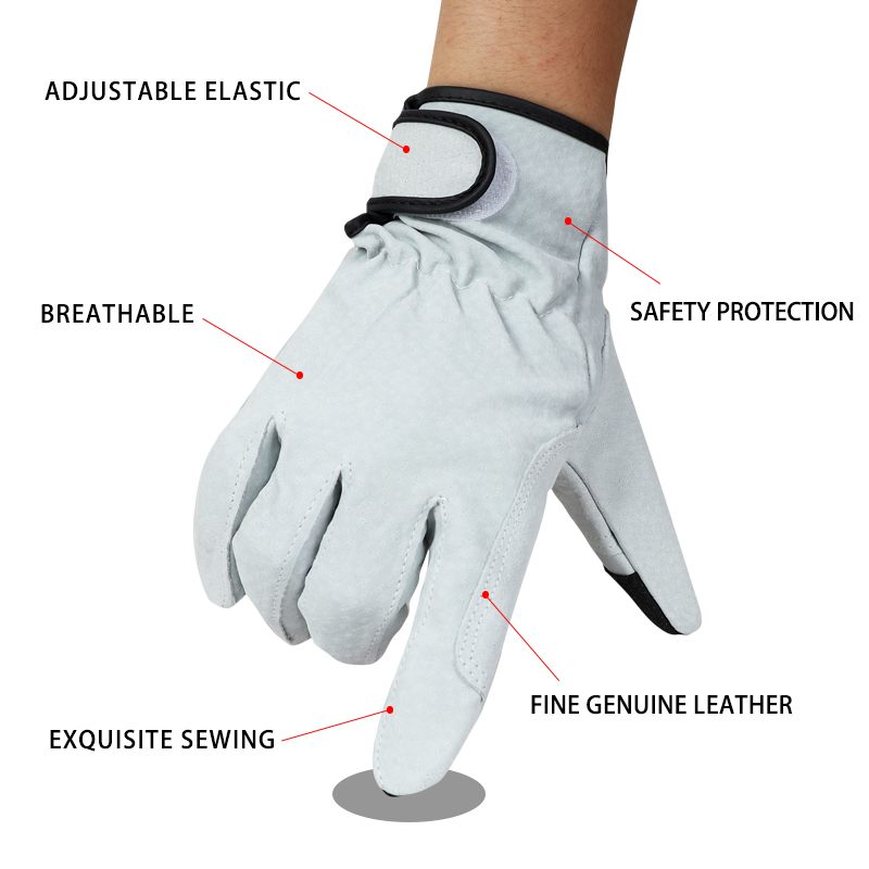 QIANGLEAF-Luvas De Trabalho De - Leatherwork Products avaliação e preço