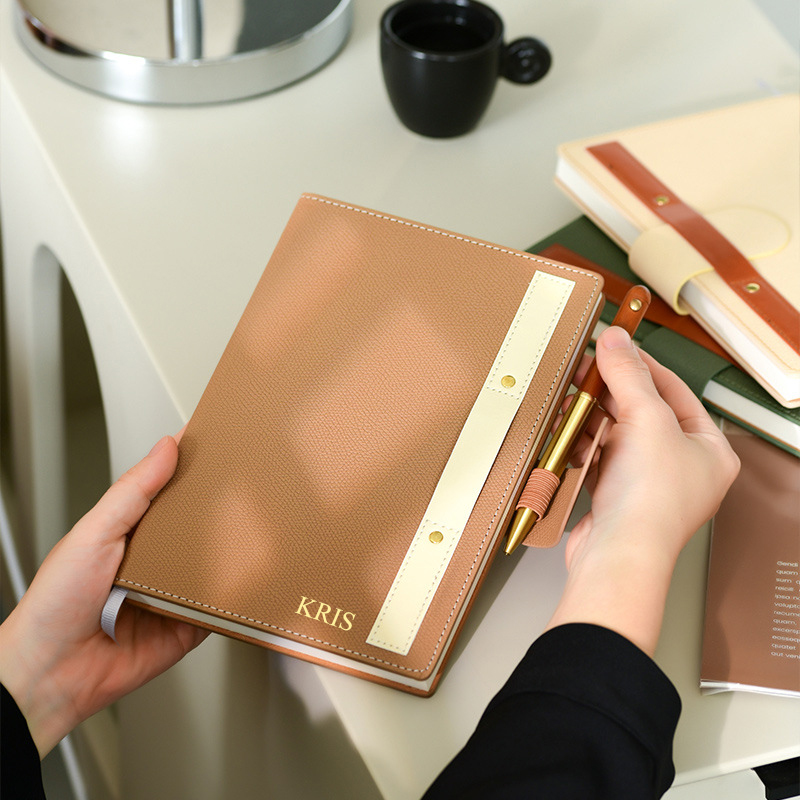 Caderno A5 com Capa de PU Grav - Leather Work Notebook avaliação e preço
