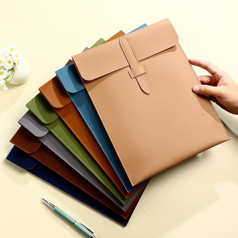 Pasta de Documentos Vertical e - Leather Work Folder avaliação e preço