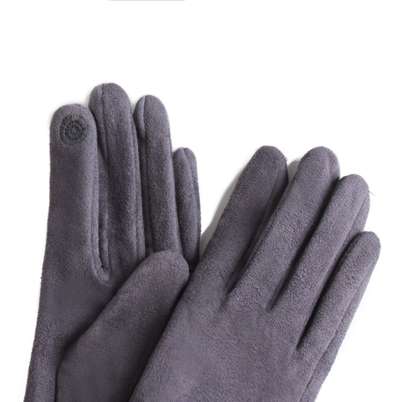Inverno feminino camurça couro - Leather Work Winter Gloves avaliação e preço