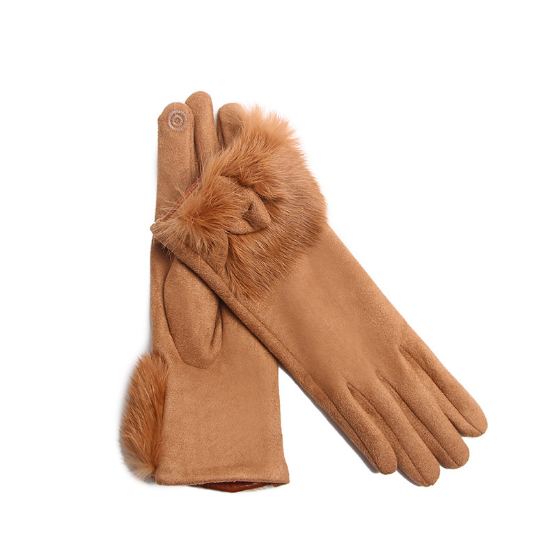 Inverno feminino camurça couro - Leather Work Winter Gloves avaliação e preço