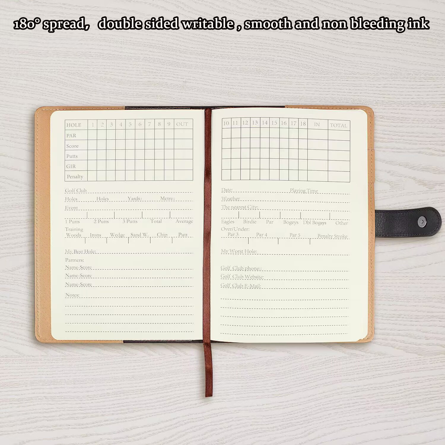 Porta-Cartão de Pontuação de G - Leather Work Notebook avaliação e preço