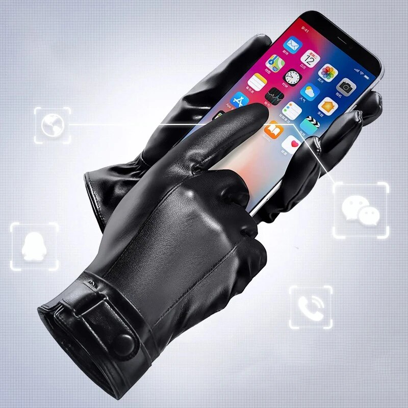 Luvas de ciclismo ao ar livre  - Leather Work Winter Gloves avaliação e preço