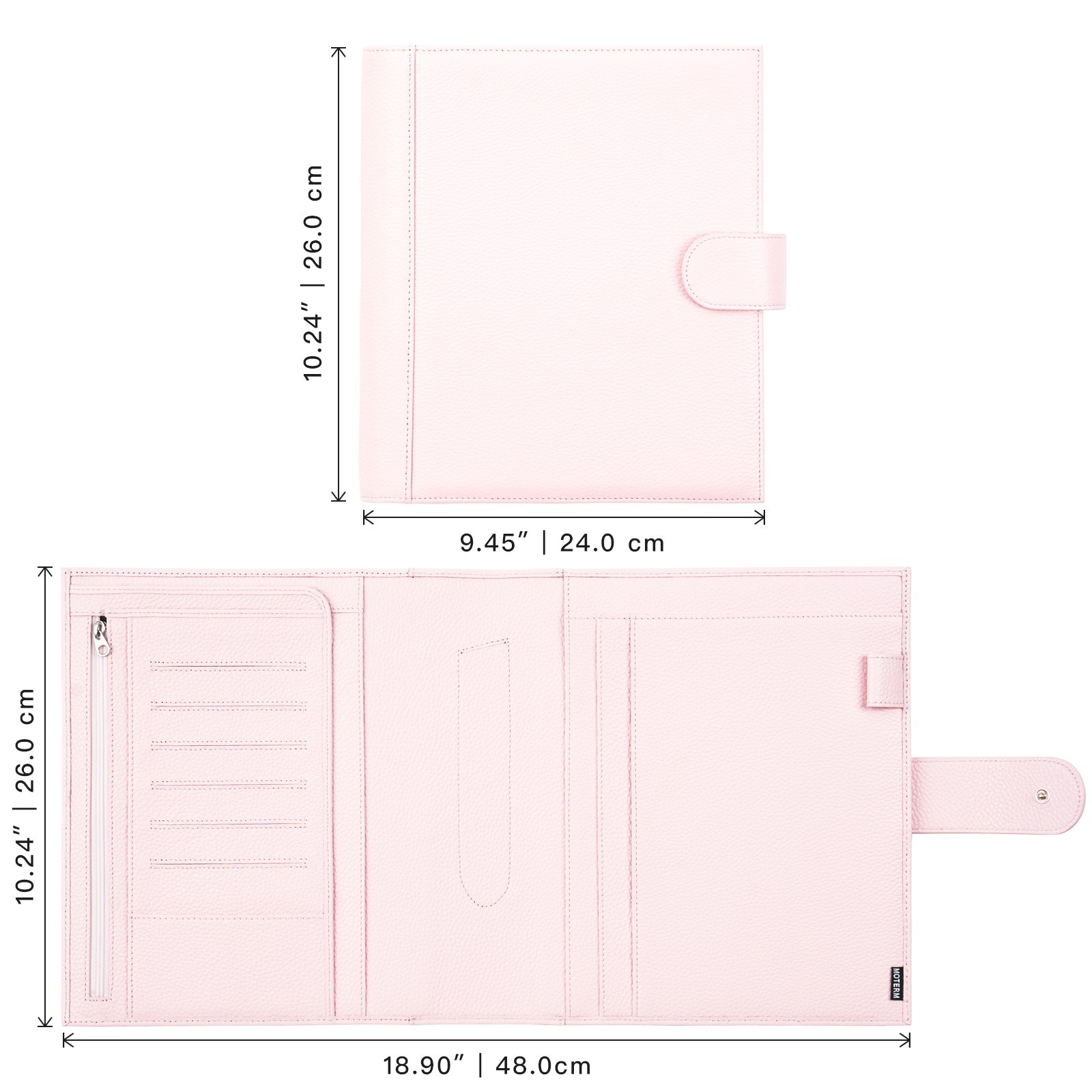 Capa de Couro Genuíno Moterm p - Leather Work Notebook avaliação e preço