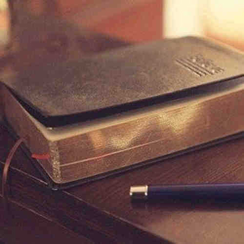 Caderno da bíblia de couro gro - Leather Work Notebook avaliação e preço