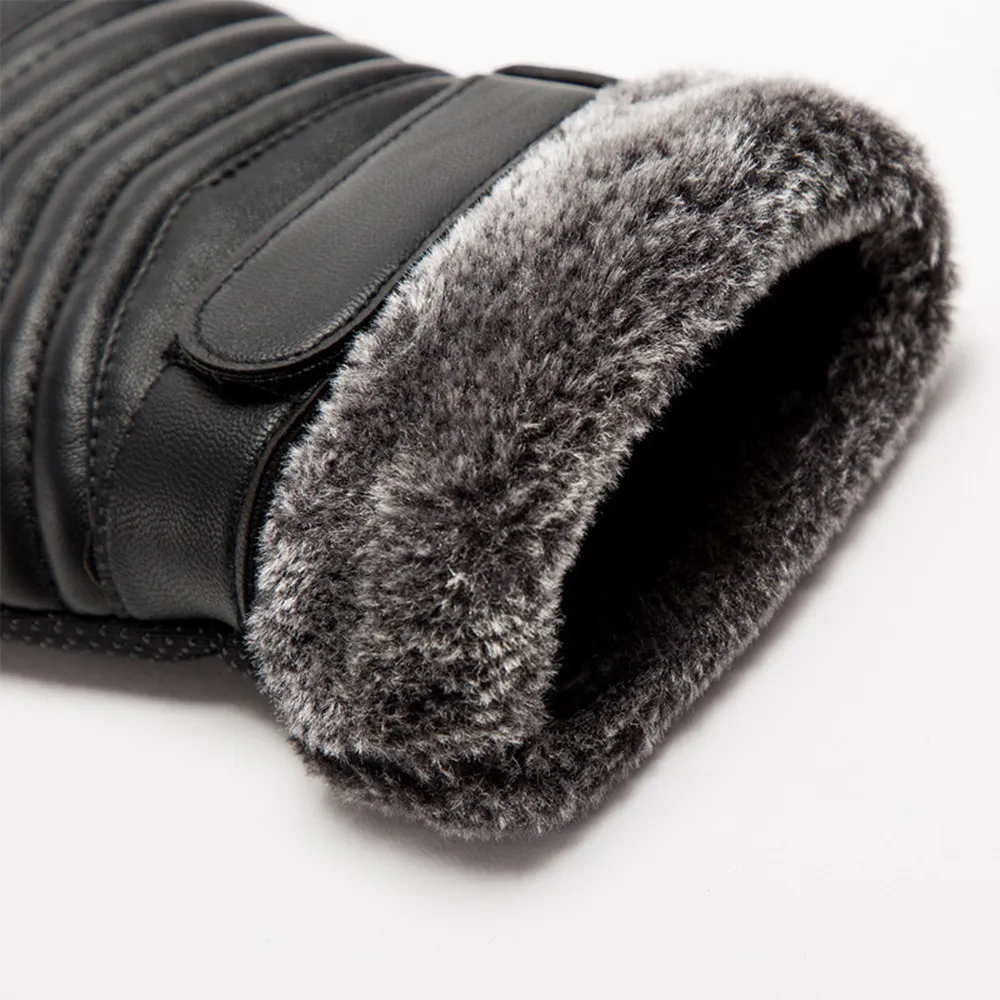 Luvas de isolamento de pelúcia - Leather Work Winter Gloves avaliação e preço